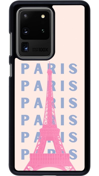 Coque Samsung Galaxy S20 Ultra - Paris Pink Print