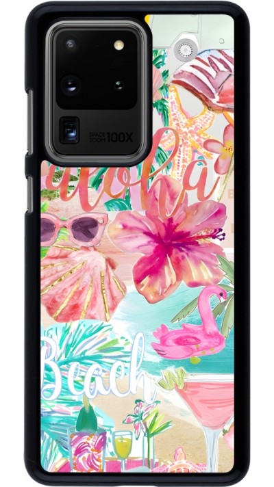 Coque Samsung Galaxy S20 Ultra - Preppy Collage Aloha