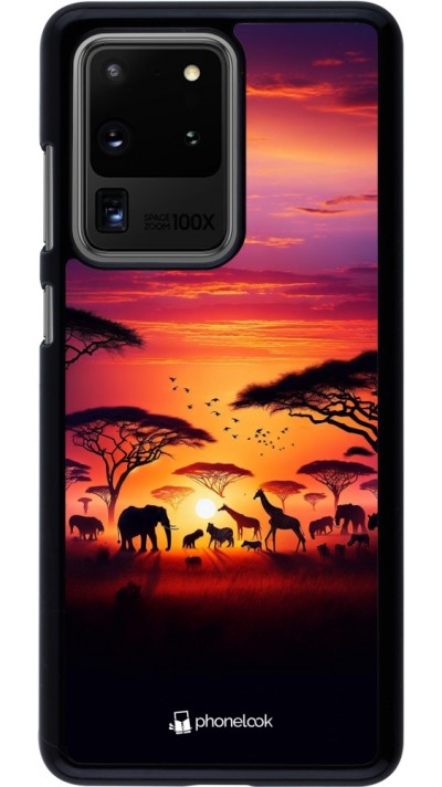 Coque Samsung Galaxy S20 Ultra - Safari sunset wildlife