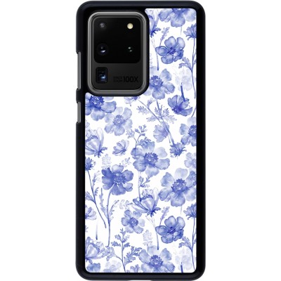 Coque Samsung Galaxy S20 Ultra - Spring 23 watercolor blue flowers