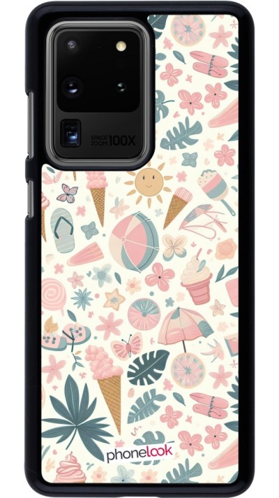 Coque Samsung Galaxy S20 Ultra - Summer Pink Pattern