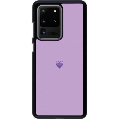 Coque Samsung Galaxy S20 Ultra - Valentine 2023 purpule single heart