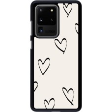 Coque Samsung Galaxy S20 Ultra - Valentine 2023 minimalist hearts