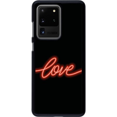 Coque Samsung Galaxy S20 Ultra - Valentine 2023 neon love