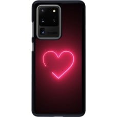 Coque Samsung Galaxy S20 Ultra - Valentine 2023 single neon heart