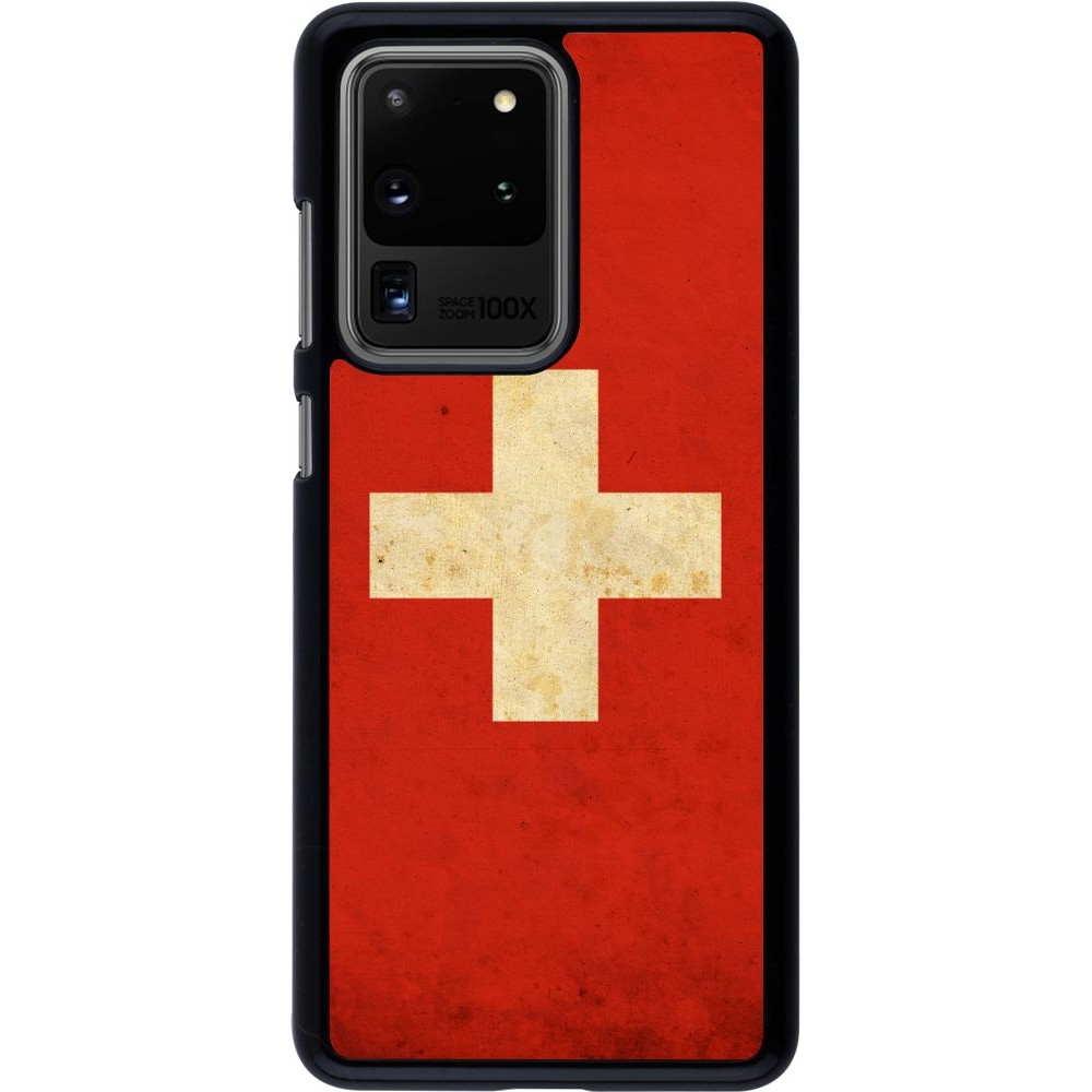 Coque Samsung Galaxy S20 Ultra - Vintage Flag SWISS