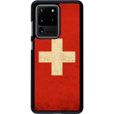 Coque Samsung Galaxy S20 Ultra - Vintage Flag SWISS