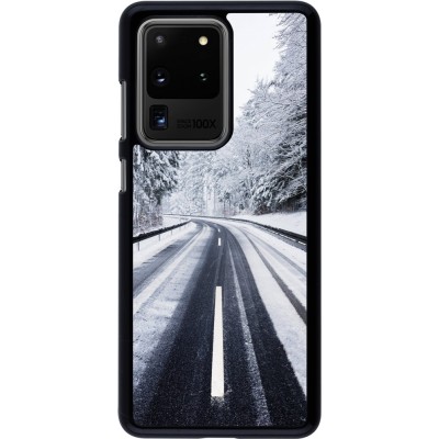 Coque Samsung Galaxy S20 Ultra - Winter 22 Snowy Road