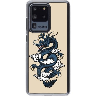 Coque Samsung Galaxy S20 Ultra - Plastique transparent Blue Dragon Tattoo