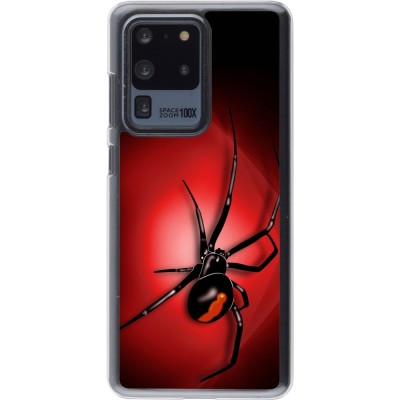 Coque Samsung Galaxy S20 Ultra - Plastique transparent Halloween 2023 spider black widow