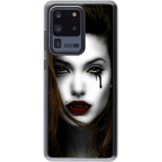 Coque Samsung Galaxy S20 Ultra - Plastique transparent Halloween 2023 gothic vampire