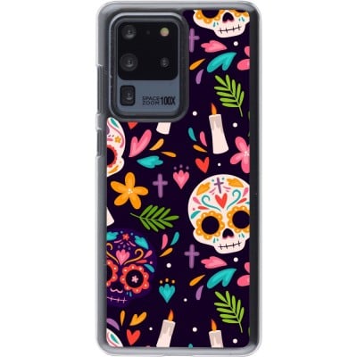 Coque Samsung Galaxy S20 Ultra - Plastique transparent Halloween 2023 mexican style