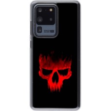 Coque Samsung Galaxy S20 Ultra - Plastique transparent Halloween 2023 scary skull