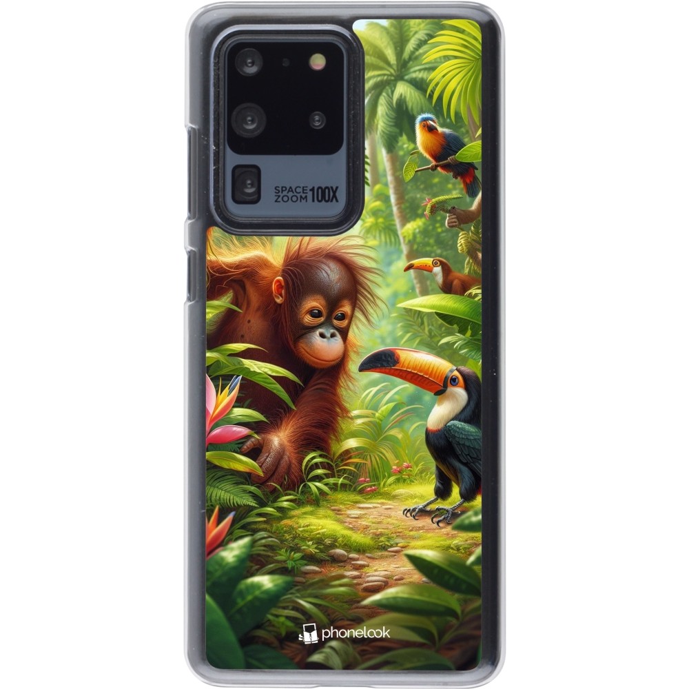 Coque Samsung Galaxy S20 Ultra - Plastique transparent Jungle Tropicale Tayrona