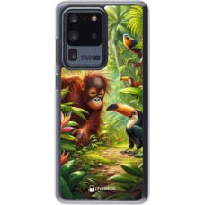 Coque Samsung Galaxy S20 Ultra - Plastique transparent Jungle Tropicale Tayrona