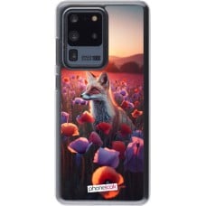 Coque Samsung Galaxy S20 Ultra - Plastique transparent Renard pourpre au crépuscule