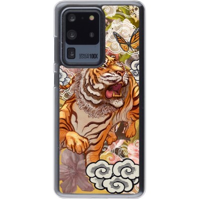 Coque Samsung Galaxy S20 Ultra - Plastique transparent Spring 23 japanese tiger