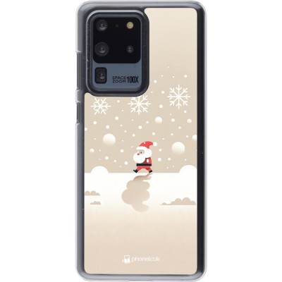 Coque Samsung Galaxy S20 Ultra - Plastique transparent Noël 2023 Minimalist Santa