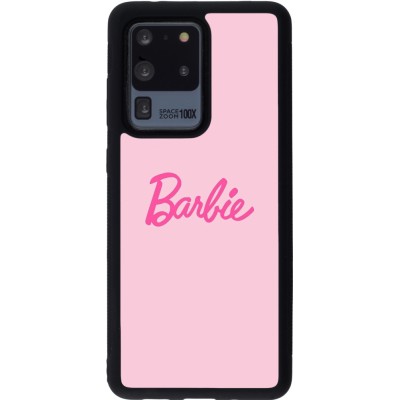 Coque Samsung Galaxy S20 Ultra - Silicone rigide noir Barbie Text