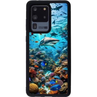 Coque Samsung Galaxy S20 Ultra - Silicone rigide noir Bora Bora Mer et Merveilles