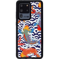 Samsung Galaxy S20 Ultra Case Hülle - Silikon schwarz Easter 2023 japanese fish