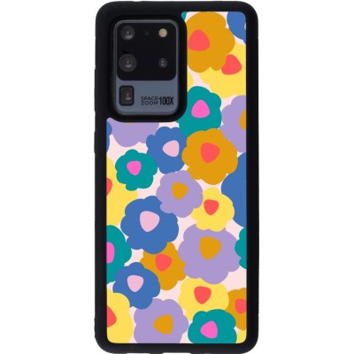 Coque Samsung Galaxy S20 Ultra - Silicone rigide noir Easter 2024 flower power