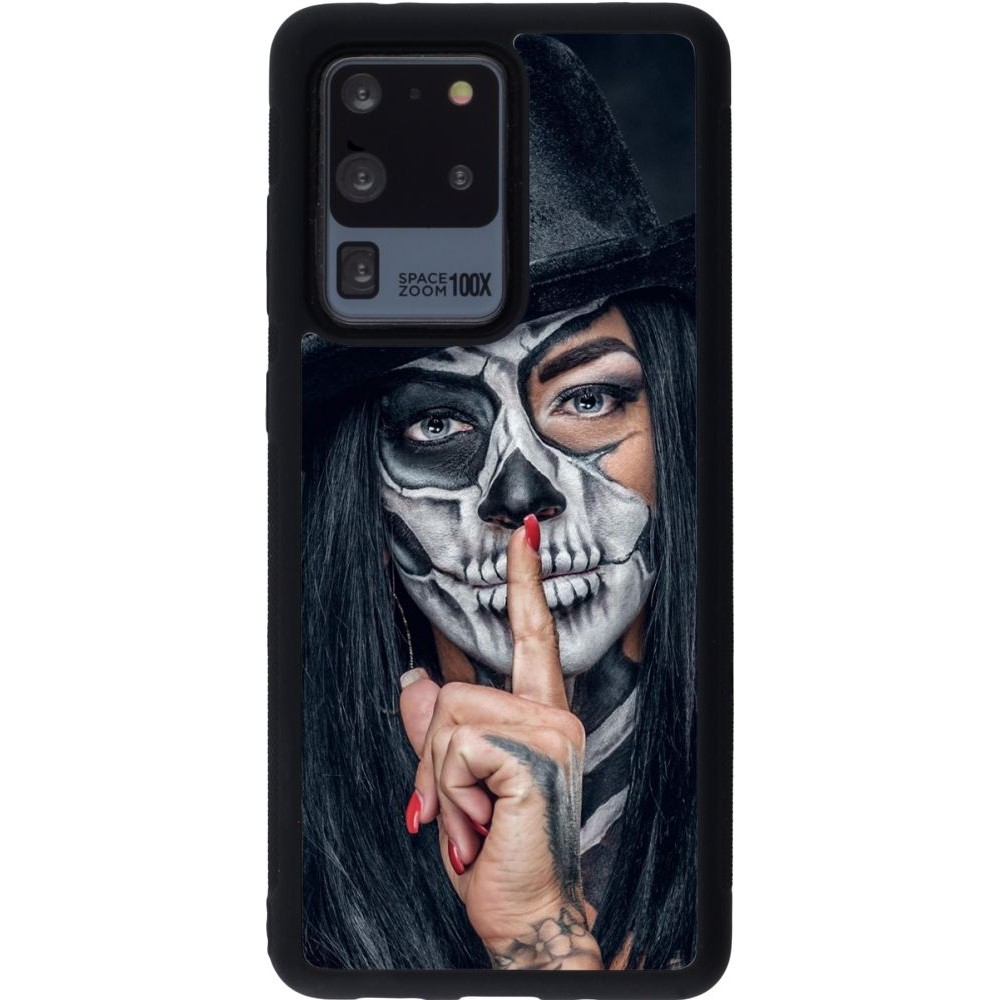 Coque Samsung Galaxy S20 Ultra - Silicone rigide noir Halloween 18 19