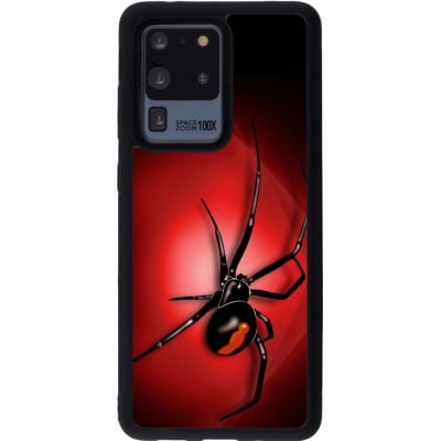 Coque Samsung Galaxy S20 Ultra - Silicone rigide noir Halloween 2023 spider black widow