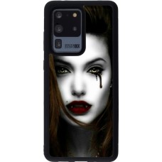 Coque Samsung Galaxy S20 Ultra - Silicone rigide noir Halloween 2023 gothic vampire