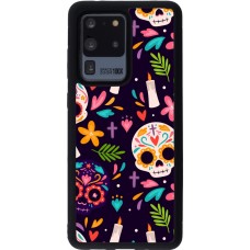 Coque Samsung Galaxy S20 Ultra - Silicone rigide noir Halloween 2023 mexican style