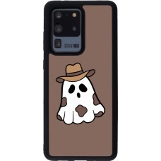 Coque Samsung Galaxy S20 Ultra - Silicone rigide noir Halloween 2024 cowboy ghost