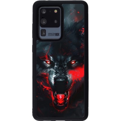 Coque Samsung Galaxy S20 Ultra - Silicone rigide noir Halloween 2024 mad werewolf