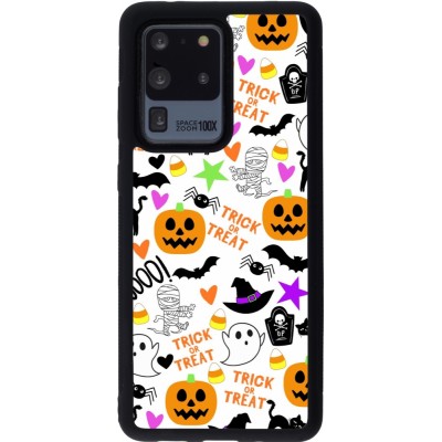 Coque Samsung Galaxy S20 Ultra - Silicone rigide noir Halloween 2024 trick or treat