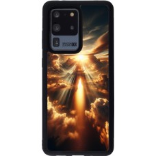 Coque Samsung Galaxy S20 Ultra - Silicone rigide noir Lueur Céleste Zenith