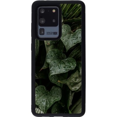 Coque Samsung Galaxy S20 Ultra - Silicone rigide noir Spring 23 fresh plants