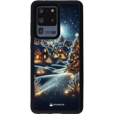 Coque Samsung Galaxy S20 Ultra - Silicone rigide noir Noël 2023 Christmas is Coming