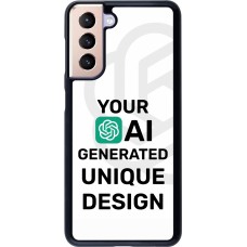 Coque Samsung Galaxy S21 5G - 100% unique générée par intelligence artificielle (AI) avec vos idées