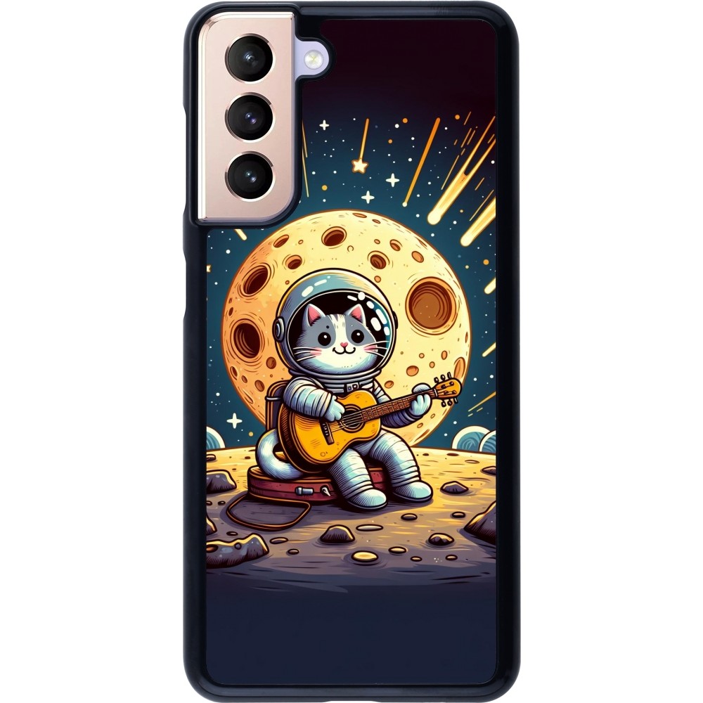 Coque Samsung Galaxy S21 5G - AstroCat RockLune