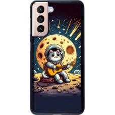 Coque Samsung Galaxy S21 5G - AstroCat RockLune