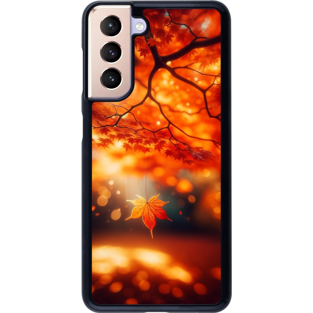 Coque Samsung Galaxy S21 5G - Automne Magique Orange