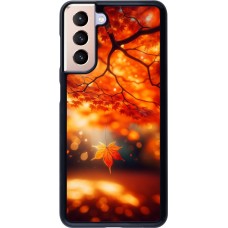 Coque Samsung Galaxy S21 5G - Automne Magique Orange