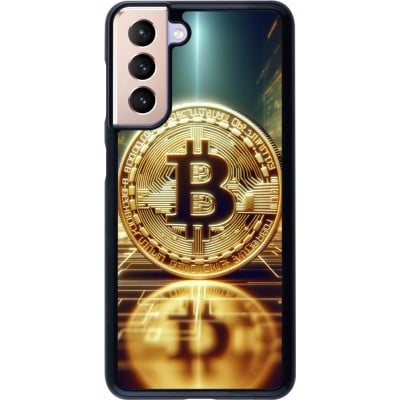 Coque Samsung Galaxy S21 5G - Bitcoin Standing