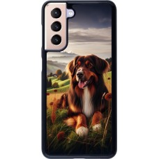 Coque Samsung Galaxy S21 5G - Chien Campagne Suisse