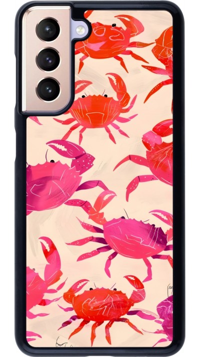 Coque Samsung Galaxy S21 5G - Crabs Paint