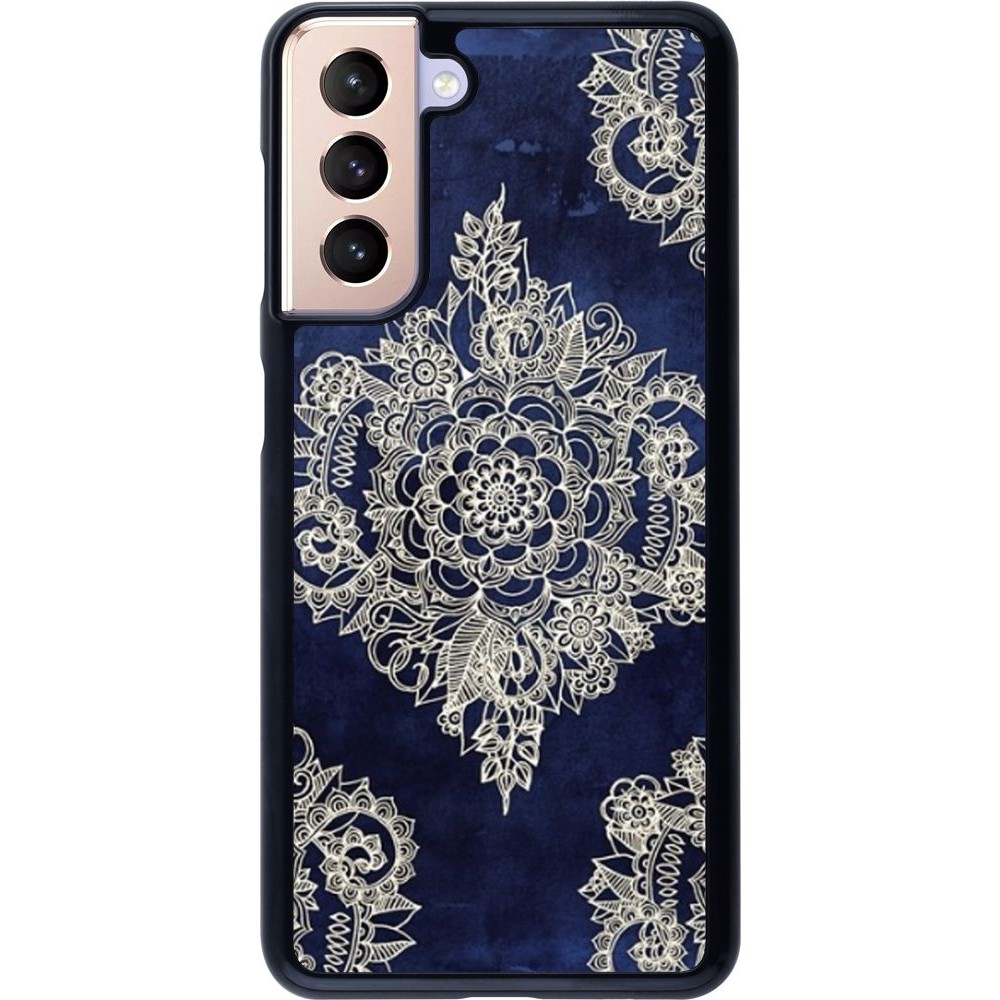 Coque Samsung Galaxy S21 5G - Cream Flower Moroccan