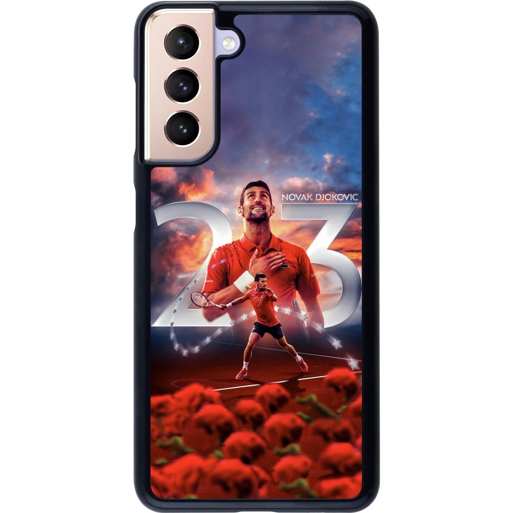 Coque Samsung Galaxy S21 5G - Djokovic 23 Grand Slam