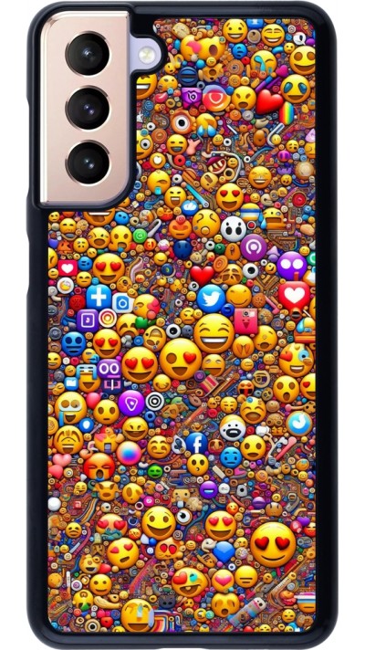 Coque Samsung Galaxy S21 5G - Emoji mixed