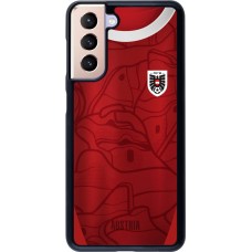 Coque Samsung Galaxy S21 5G - Maillot de football Autriche personnalisable