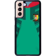 Coque Samsung Galaxy S21 5G - Maillot de football Cameroun 2022 personnalisable