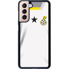 Coque Samsung Galaxy S21 5G - Maillot de football Ghana 2022 personnalisable